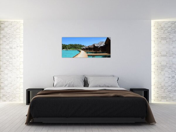 Tablou cu Maledive (120x50 cm)