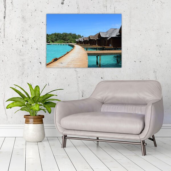 Tablou cu Maledive (70x50 cm)