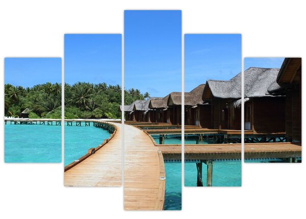 Tablou cu Maledive (150x105 cm)