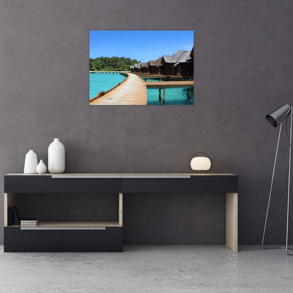 Tablou cu Maledive (70x50 cm)