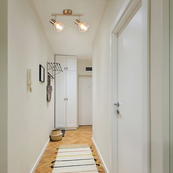 Rabalux Holly lampă de tavan 2x40 W alamă-chihlimbar 5547