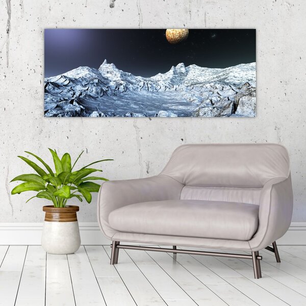 Tablou cu sat (120x50 cm)