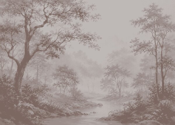 Fototapet Râu care curge prin pădure, Fototapet natură, Fototapet populare, t00799v1 - Tapeko.ro