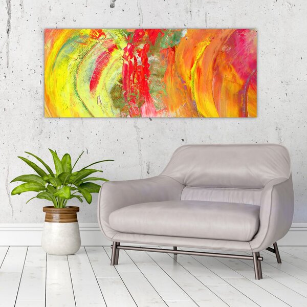 Tablou cu abstracție- pictura (120x50 cm)