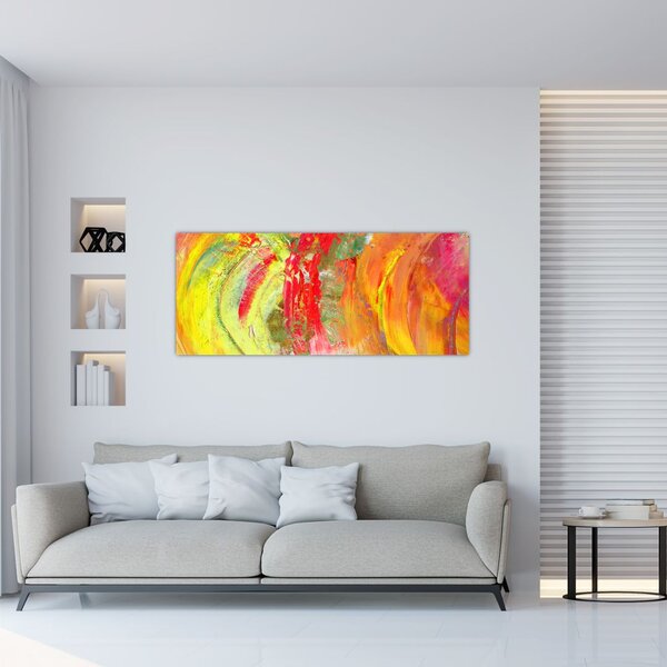 Tablou cu abstracție- pictura (120x50 cm)