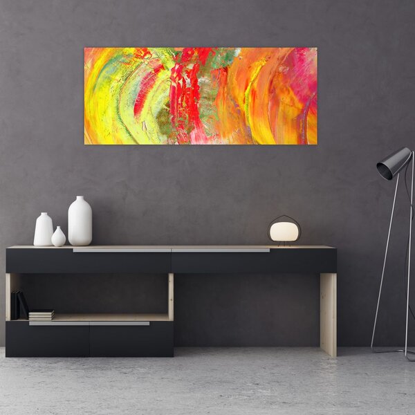 Tablou cu abstracție- pictura (120x50 cm)