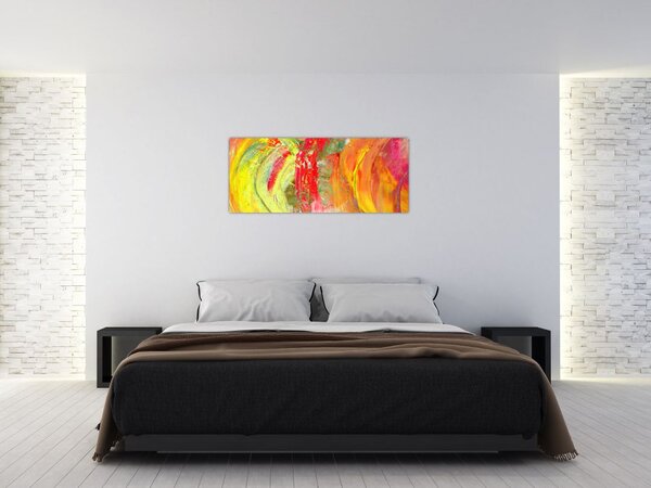 Tablou cu abstracție- pictura (120x50 cm)