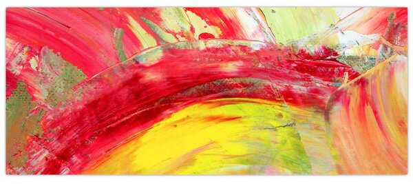 Tablou cu abstracție - pictura (120x50 cm)