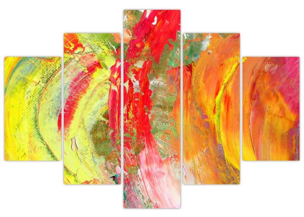 Tablou cu abstracție- pictura (150x105 cm)