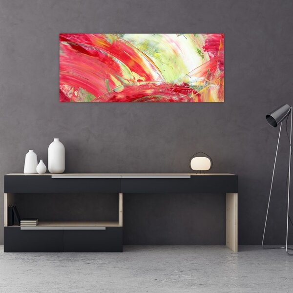 Tablou cu abstracție - pictura (120x50 cm)