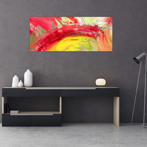 Tablou cu abstracție - pictura (120x50 cm)