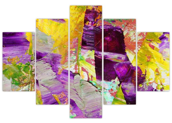 Tablou cu abstracție - pictura (150x105 cm)