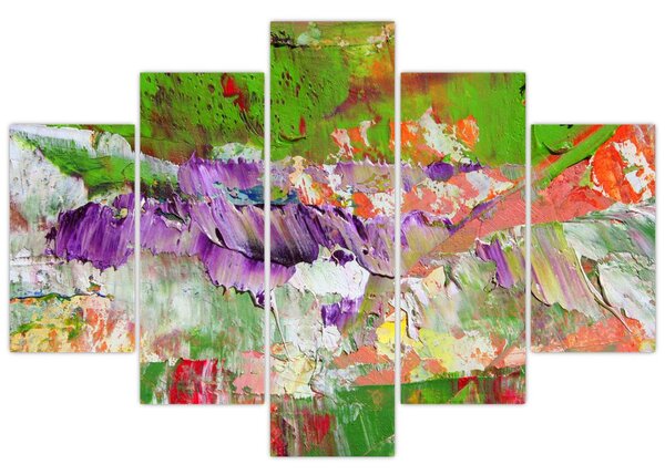 Tablou cu abstracție - pictura (150x105 cm)