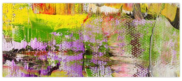 Tablou cu abstracție - pictura (120x50 cm)