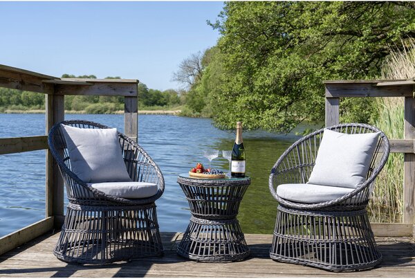 Set mobilier de grădină Naderia (gri). 1147244