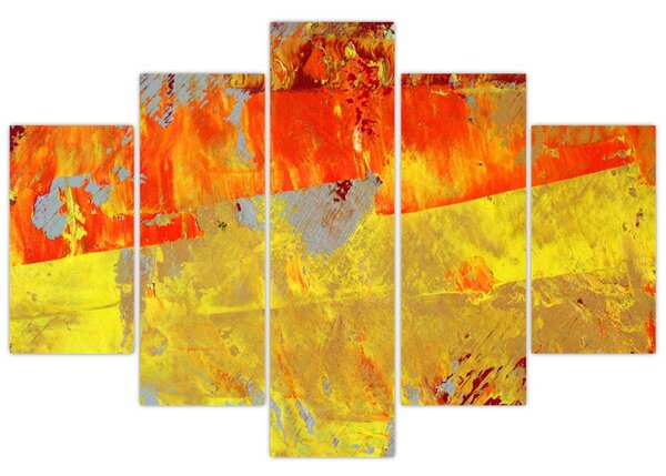 Tablou cu abstracție - pictura (150x105 cm)