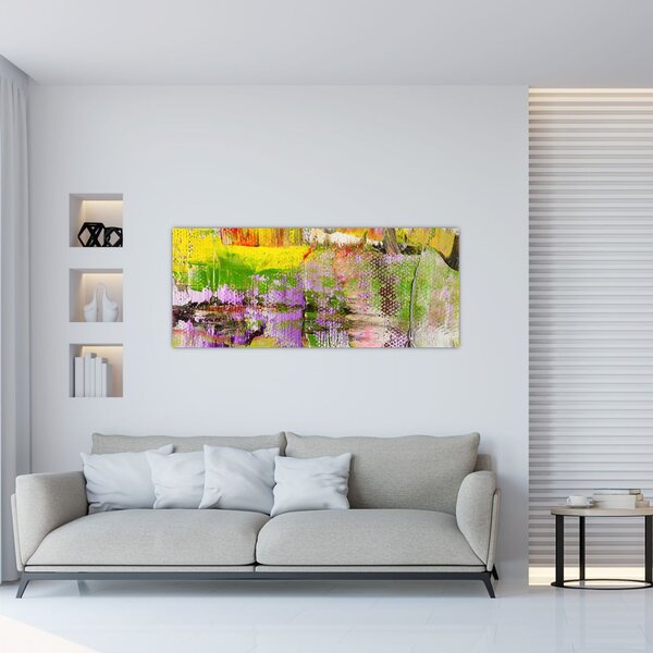 Tablou cu abstracție - pictura (120x50 cm)