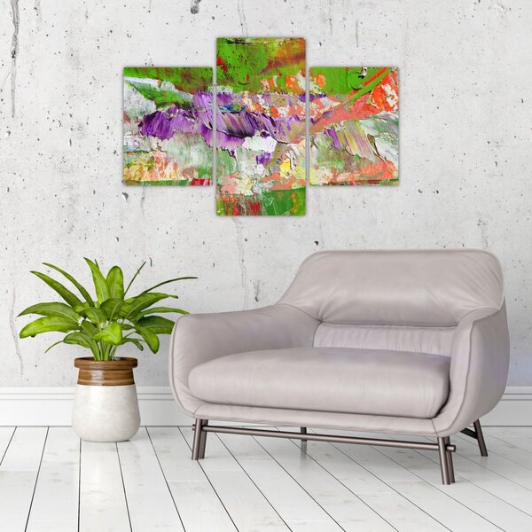 Tablou cu abstracție - pictura (90x60 cm)