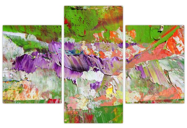 Tablou cu abstracție - pictura (90x60 cm)