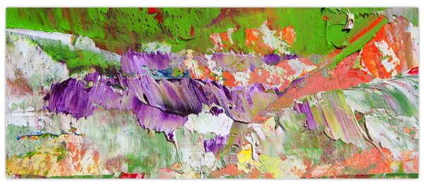 Tablou cu abstracție - pictura (120x50 cm)