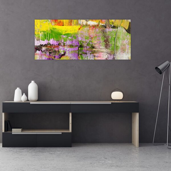 Tablou cu abstracție - pictura (120x50 cm)