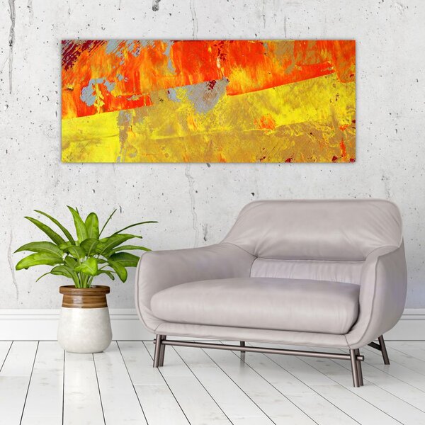 Tablou cu abstracție - pictura (120x50 cm)