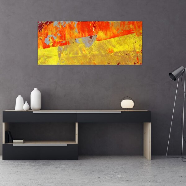 Tablou cu abstracție - pictura (120x50 cm)