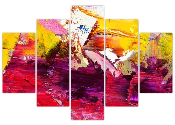 Tablou cu abstracție - pictura (150x105 cm)