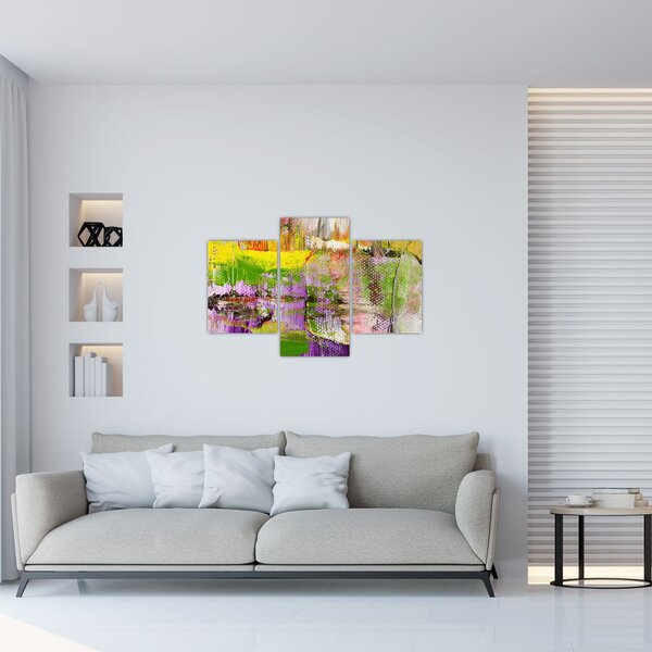 Tablou cu abstracție - pictura (90x60 cm)