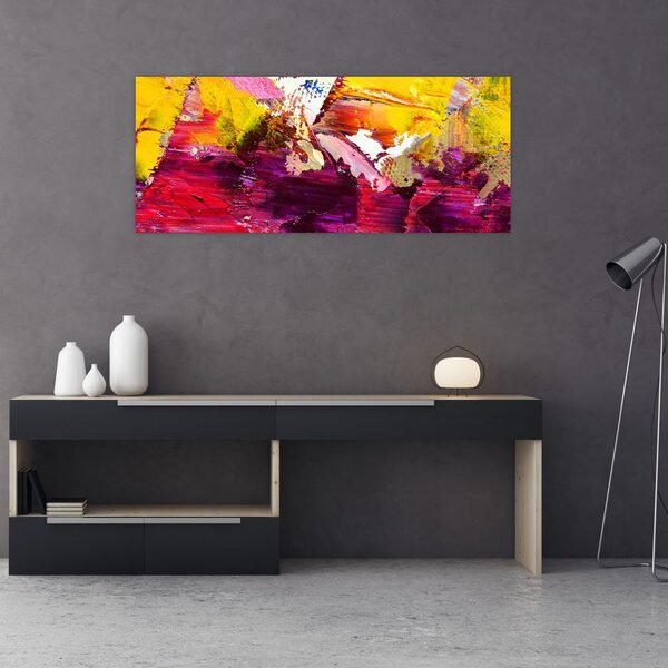 Tablou cu abstracție - pictura (120x50 cm)