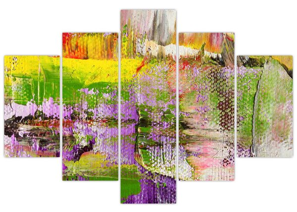 Tablou cu abstracție - pictura (150x105 cm)