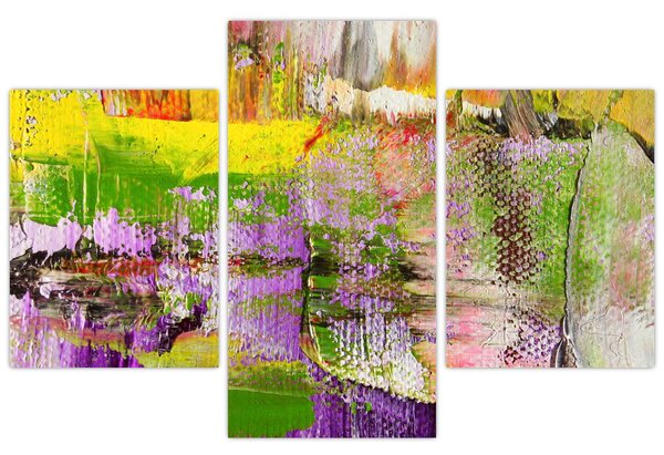 Tablou cu abstracție - pictura (90x60 cm)