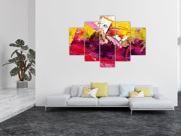 Tablou cu abstracție - pictura (150x105 cm)