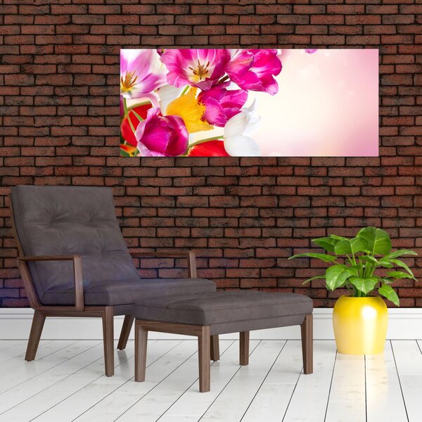 Tablou cu lalele (120x50 cm)