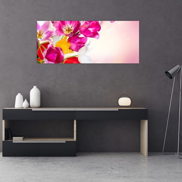 Tablou cu lalele (120x50 cm)