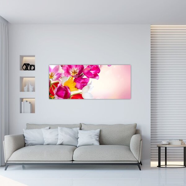 Tablou cu lalele (120x50 cm)
