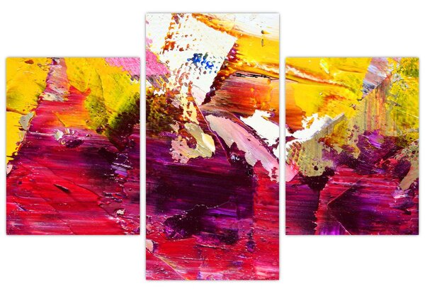 Tablou cu abstracție - pictura (90x60 cm)