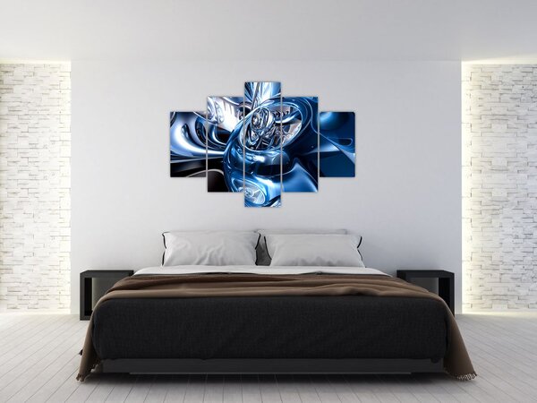 Tablou cu abstracție - cercuri (150x105 cm)