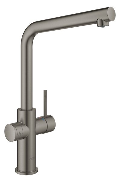 Grohe Blue baterie de bucatarie cu filtru pe picior Brushed Hard Graphite 31454AL1