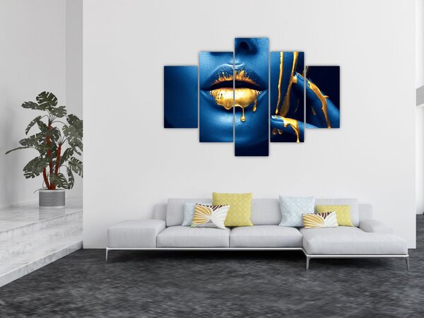 Tablou cu fața omeneaască (150x105 cm)