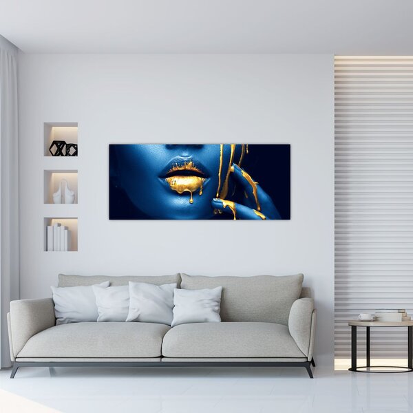 Tablou cu fața omeneaască (120x50 cm)