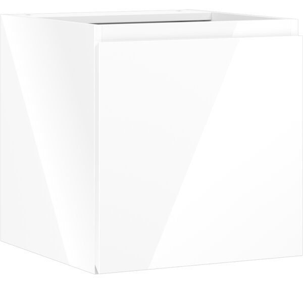 Mexen Orio, mobilier baie 45 cm, 1 ușă, alb lucios, 91A11-04547-1-BF00