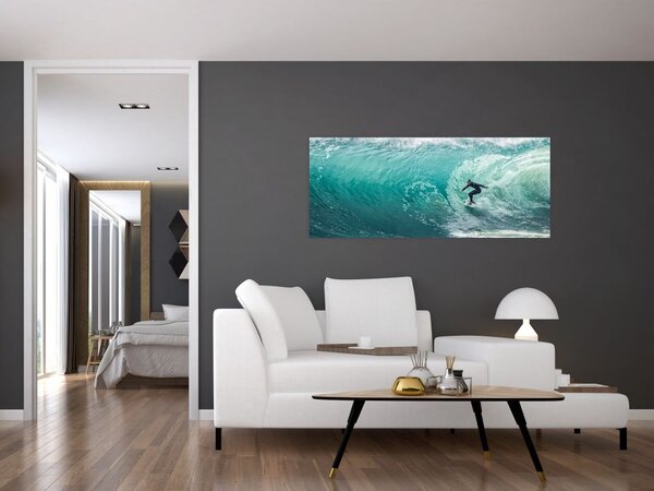 Tablou cu surferi (120x50 cm)