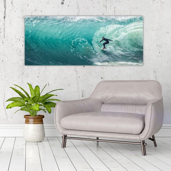 Tablou cu surferi (120x50 cm)