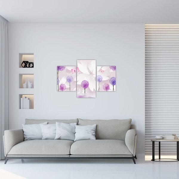 Tablou - Pe râul florilor (90x60 cm)