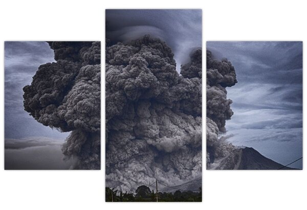 Tablou - Erupție vulcanică (90x60 cm)