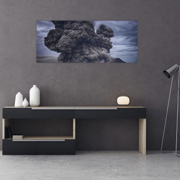 Tablou - Erupție vulcanică (120x50 cm)