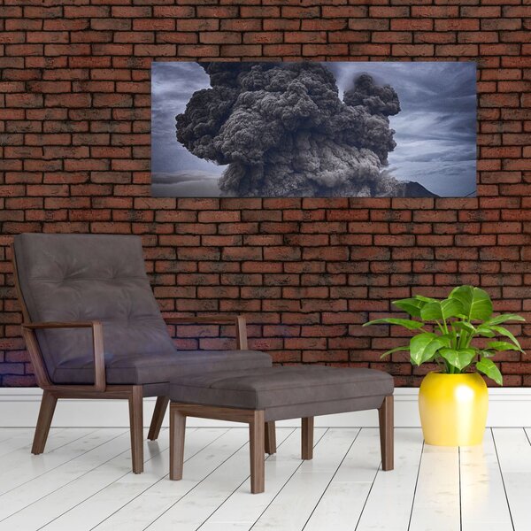 Tablou - Erupție vulcanică (120x50 cm)