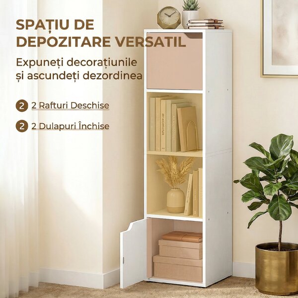 HOMCOM coloană raft îngustă economisire spațiu | Aosom Romania