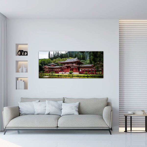 Tablou - mănăstire budhistică (120x50 cm)